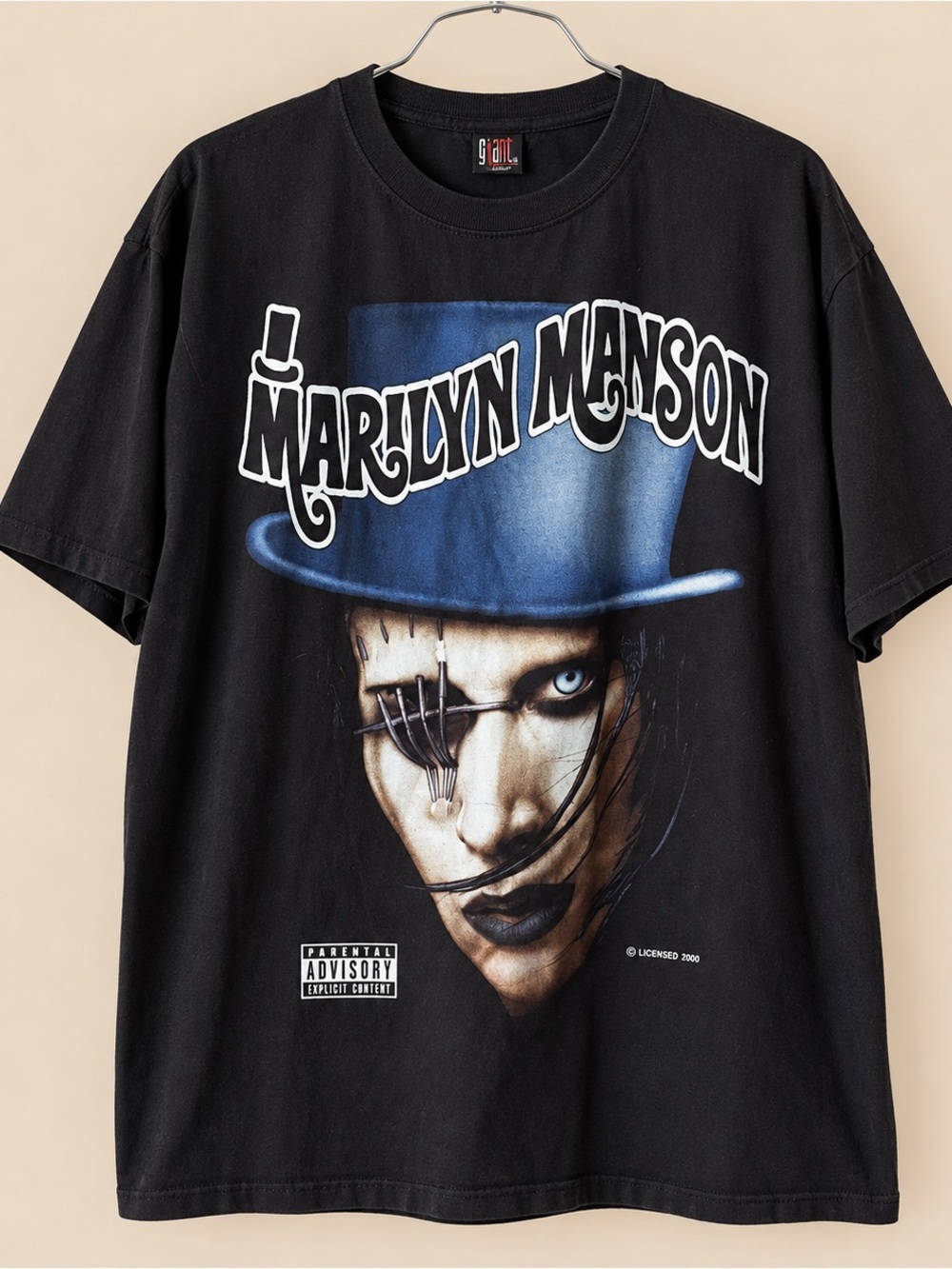 Y2K Marilyn Manson 2000 Band Tee XL